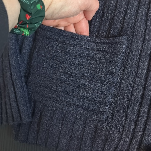 Roan and Ryan Blue Cardigan, Small - Picture 3 of 6